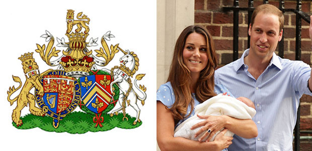 Kate Middleton e Príncipe William ganham brasão conjugal