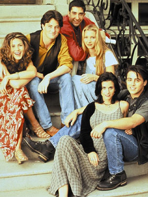 Jennifer Aniston não apareceu em primeiras fotos de elenco de <i>Friends</i>
