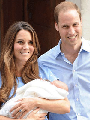Príncipe William e Kate Middleton não pretendem chamar os irmãos para serem padrinhos de George
