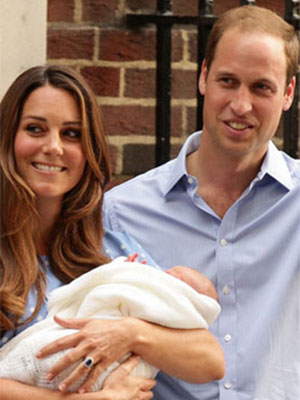 Kate Middleton e príncipe William farão um chá antes do batismo de George