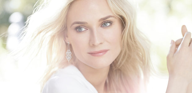 Diane Kruger desembarca no Rio de Janeiro