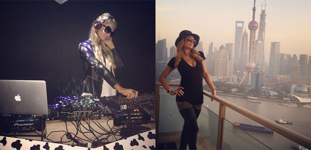 Paris Hilton discoteca em Xangai e diz que cidade lembra <i>Os Jetsons</i>