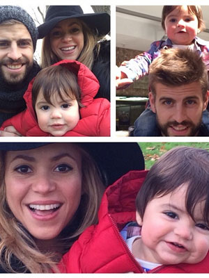 Shakira posta foto com a família, veja aqui!