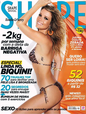 Juliana Didone mostra boa forma em revista, confira!