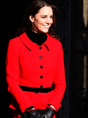 <i>- George está crescendo muito rápido</i>, conta Kate Middleton em evento