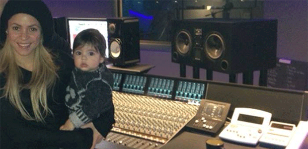 Shakira leva Milan à estúdio de gravação e posta foto, veja aqui!