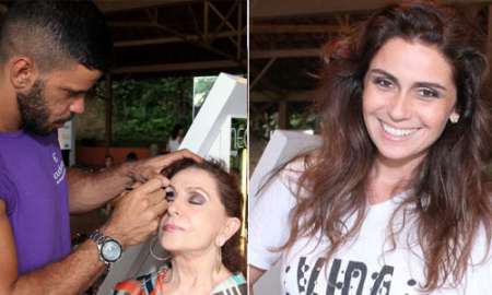 Giovanna Antonelli capricha no <i>look</i> para bazar beneficente