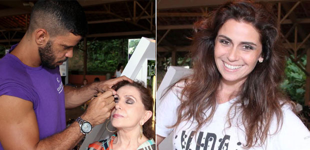 Giovanna Antonelli capricha no <i>look</i> para bazar beneficente