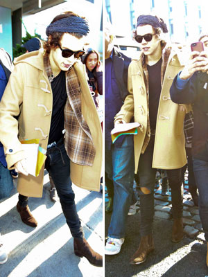 Veja aqui Harry Styles saindo de um hotel com Kendall Jenner