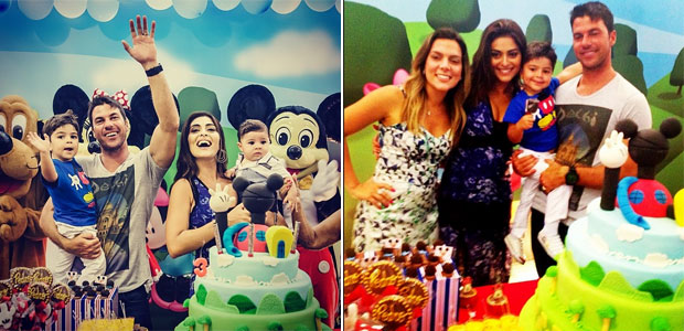 Juliana Paes comemora aniversário do filho