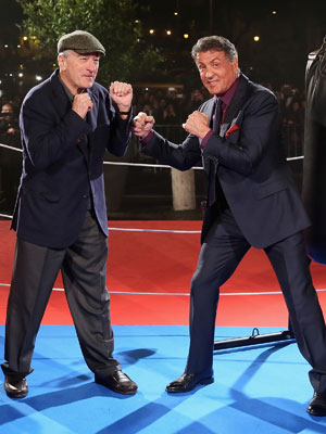 Sylvester Stallone e Robert De Niro se enfrentam em pré-estréia, entenda!