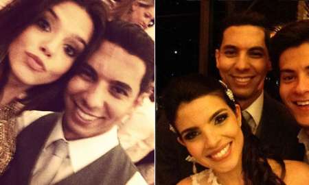 Giovanna Lancellotti encontra o ex-namorado em festa de casamento