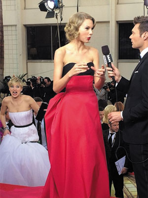 Jennifer Lawrence queria empurrar Taylor Swift. Entenda!