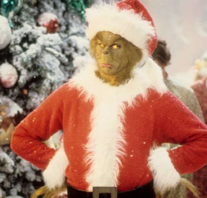 Até hoje as pessoas que não gostam muito do Natal são chamadas de Grinch, graças ao personagem vivido por Carrey, já que debaixo de toda aquela fantasia verde estava o ator. Até hoje as pessoas que não gostam muito do Natal são chamadas de Grinch, graças ao personagem vivido por Carrey, já que debaixo de toda aquela fantasia verde estava o ator.