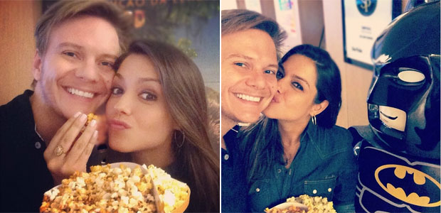 Thais Fersoza curte programa romântico com Michel Teló e o chama de marido