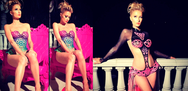 Paris Hilton deixa pernas e barriga à mostra. Veja as fotos!