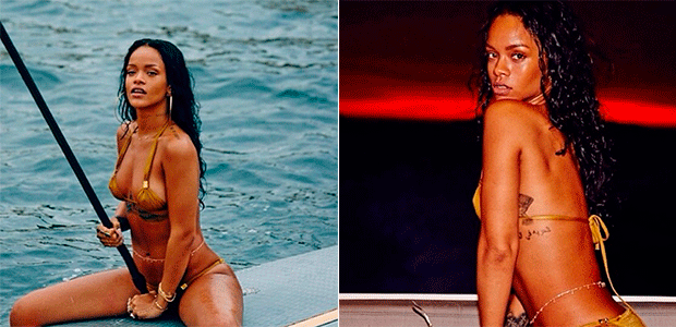 Confira novas fotos do ensaio de Rihanna aqui no Brasil!