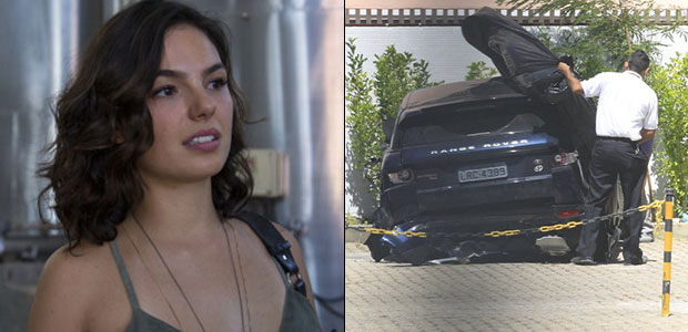 Isis Valverde sofre acidente de carro e segue internada