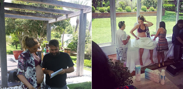 Grávida, Ana Hickmann exibe barrigão em ensaio. Veja fotos!