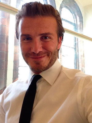 David Beckham brinca de <i>lego</i> para se acalmar