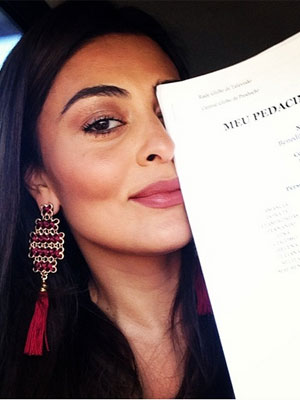 Juliana Paes inicia as gravações da próxima novela da <i>Globo</i>