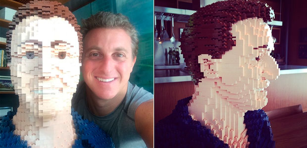Luciano Huck ganha boneco réplica feito de <i>lego</i>