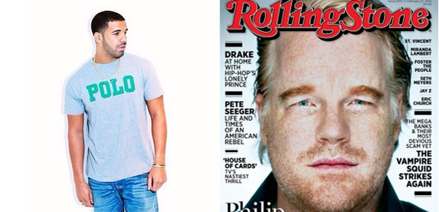 Drake perde capa de revista para Philip Seymour Hoffman e reclama em rede social