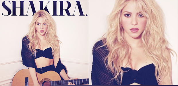 Shakira mostra a capa de seu novo álbum