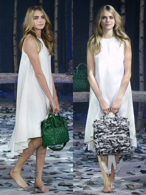 Cara Delevingne lança coleção de bolsas