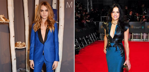 Inseparáveis, Michelle Rodriguez e Cara Delevigne vão juntas para o Reino Unido