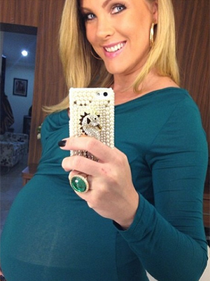 Ana Hickmann avisa amigos que parto está próximo