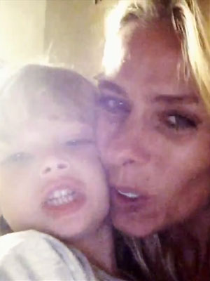 Adriane Galisteu faz vídeo ao lado do filho para desejar parabéns ao marido