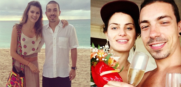 Depois de Londres, Isabeli Fontana e Di Ferrero viajam para Barbados