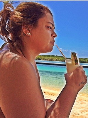 Preta Gil aproveita férias no Caribe, veja aqui a foto!
