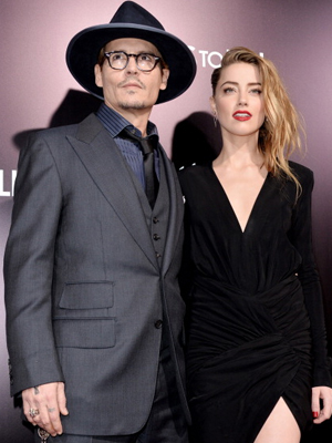 Johnny Depp e Amber Heard oficializam noivado com festa em Los Angeles