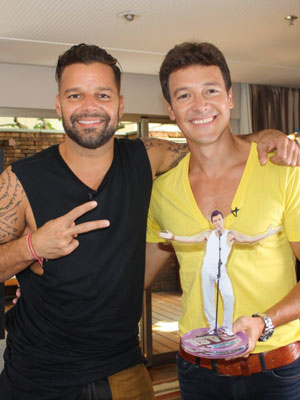 Rodrigo Faro entrevista Ricky Martin para <i>O Melhor do Brasil</i>