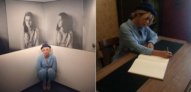 Beyoncé visita casa de Anne Frank em Amsterdã