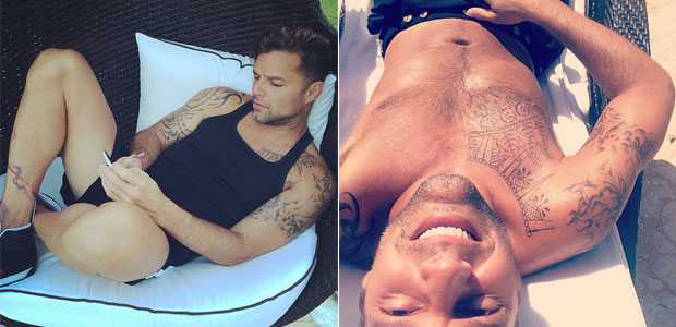Ricky Martin sensualiza no <i>Instagram</i>