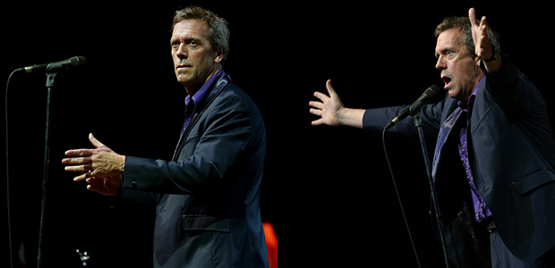 Carismático, Hugh Laurie faz <i>show</i> em São Paulo