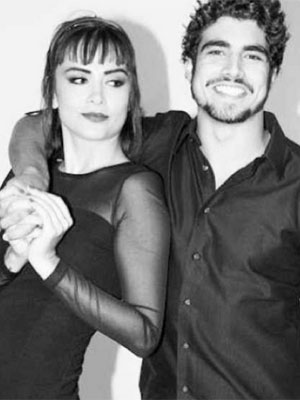 Caio Castro e Maria Casadevall vão a casamento juntos