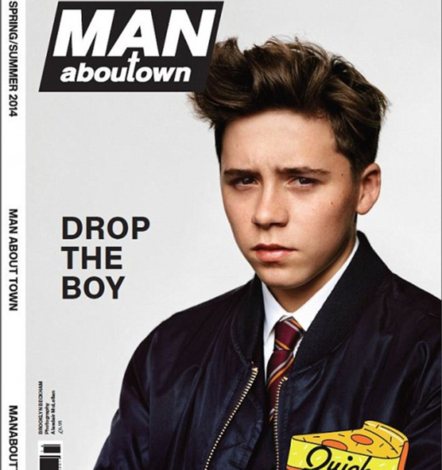 Filho de David e Victoria Beckham posa para capa de revista