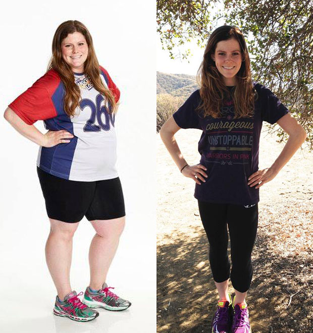 Já em forma, vencedora do <i>The Biggest Loser</i> ganha nove quilos