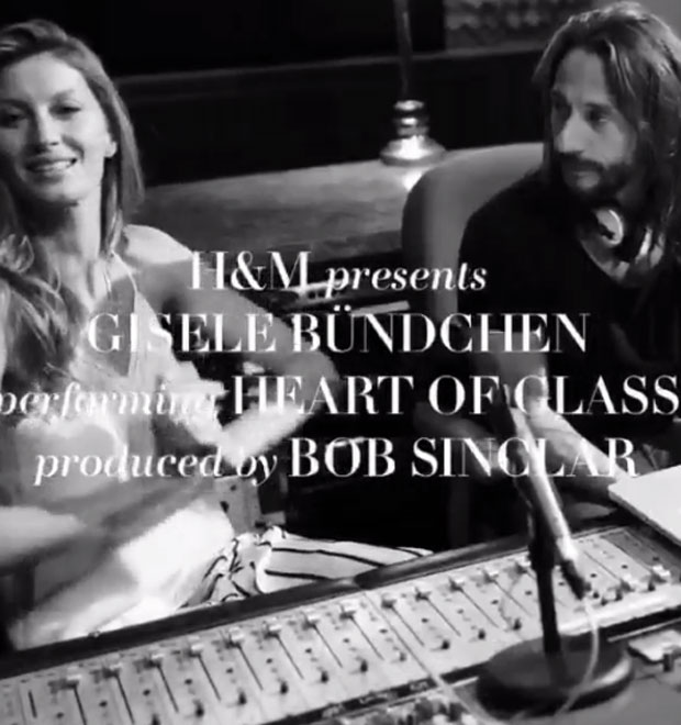 Música de Gisele Bündchen fica pronta e modelo mostra um trecho