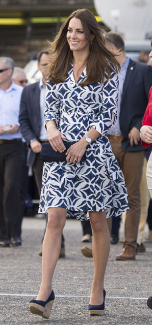 Vestido usado por Kate Middleton na Austrália esgota após oito minutos. Saiba mais!