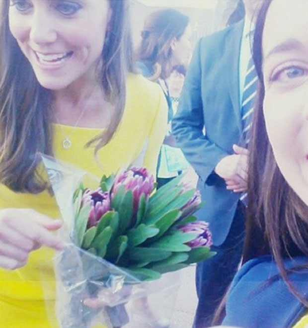 Kate Middleton aparece em <i>selfie</i> de australiana, veja!