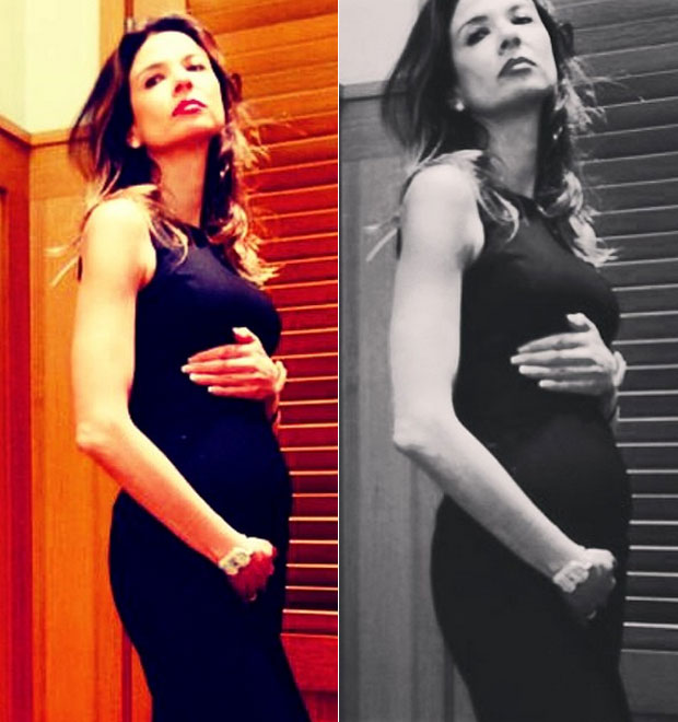 Luciana Gimenez posta foto com barriga saliente e deixa dúvida: <i>- Grávida?</i>