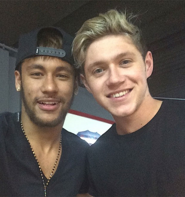Neymar tieta Niall Horan, do <i>One Direction</i>