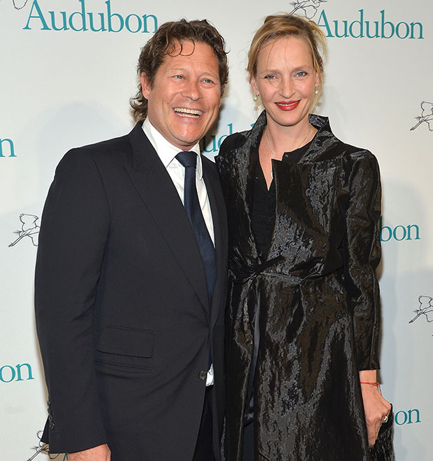 Uma Thurman termina seu noivado com Arpad Busson pela segunda vez