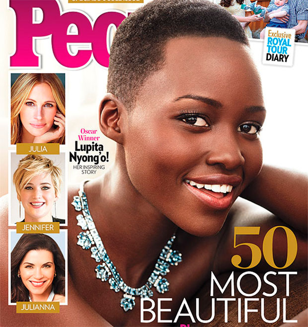 Lupita Nyong'o é eleita mulher mais bonita  do ano pela <i>People</i>