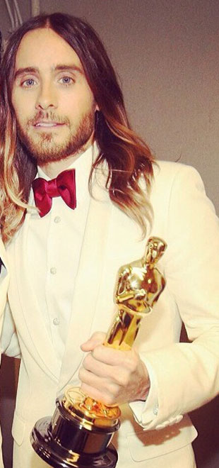 Jared Leto confessa que danificou seu <i>Oscar</i>